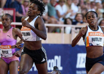 Marileidy Paulino remonta y gana los 400 m en la Liga Diamante de Mónaco